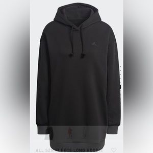 Adidas ALL SZN tunic long hoodie black